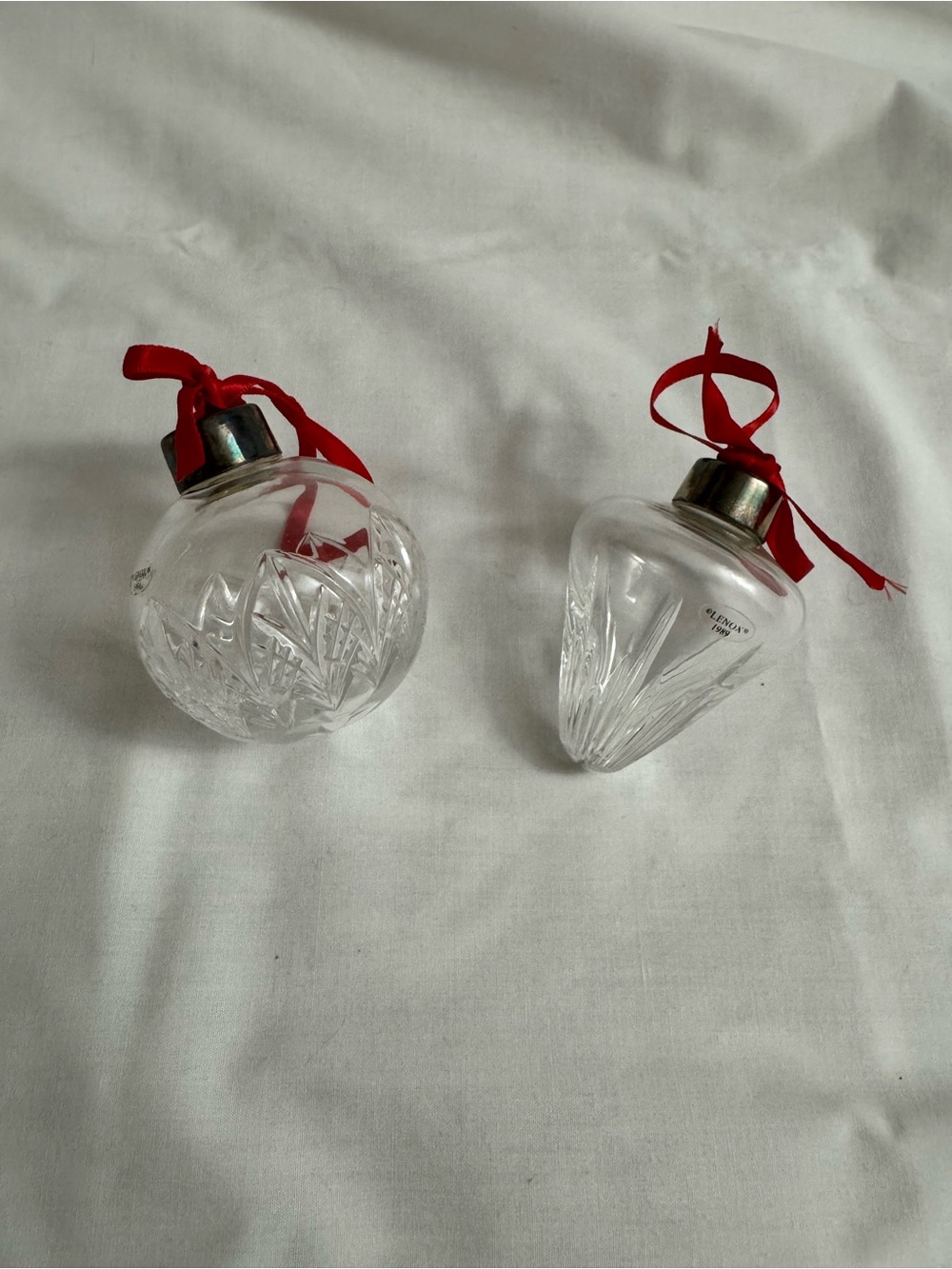 Lenox Crystal Ornaments